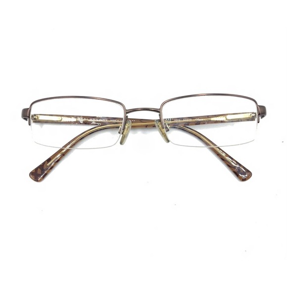 Burberry B 1012 1012 Brown Half Rim Eyeglasses Frames 50-19 135 Italy Designer - Picture 12 of 12